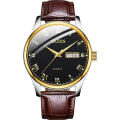 Relogio Masculino OLEVS 5568 Männer Militär Quarzuhr Herren Top Marke Luxus Datum Uhr Jungenuhr Leder Sport Armbanduhr